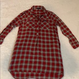Women’s Madewell flannel dress